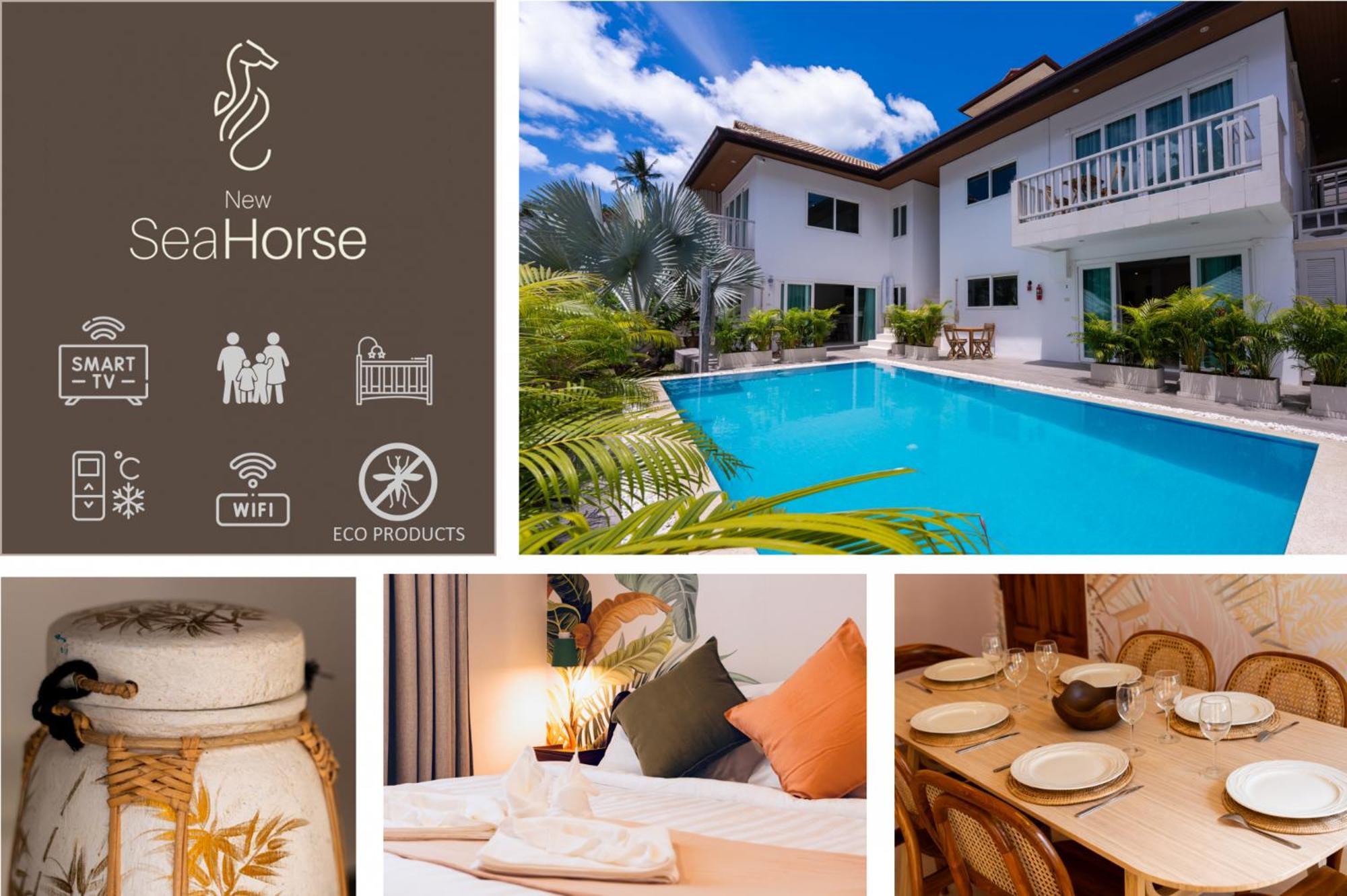 Amphoe Koksamui New Seahorse Residence חדר תמונה